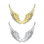 Car Decorative Wings, Three-dimensional Angel Wings Tail Stickers Metal Car Logo Personalized Decorative Car Stickers Amagi