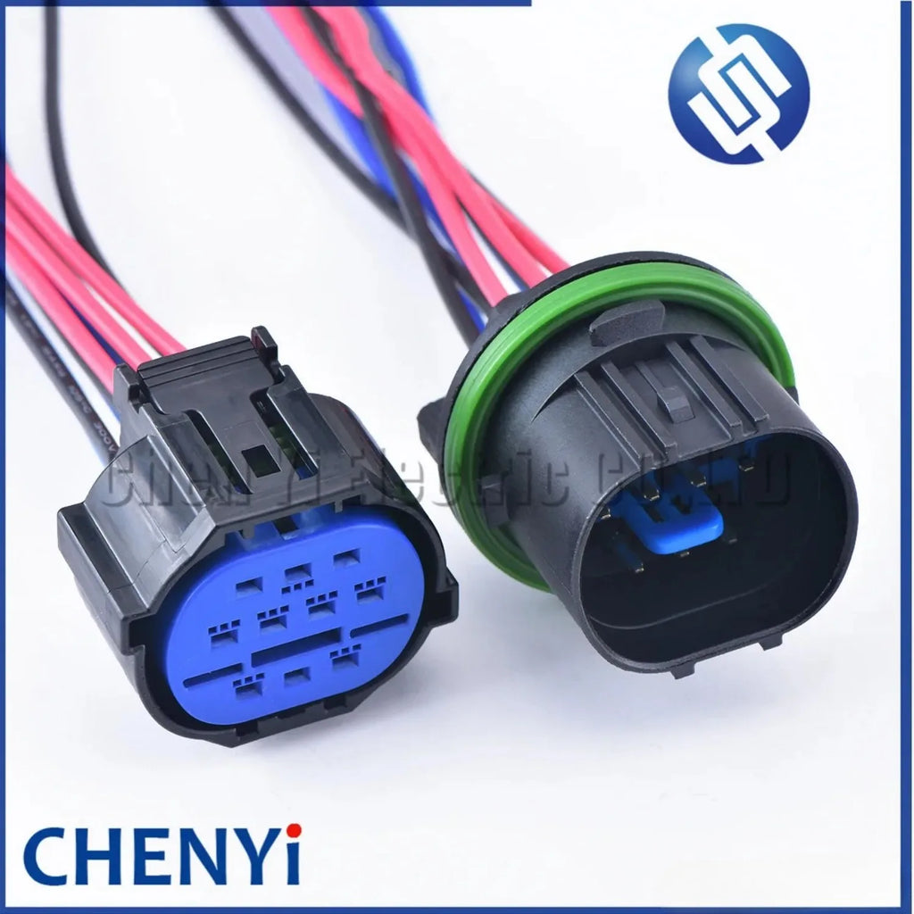 10 Pin auto headlight plug waterproof Headlamps socket HP406-10021 wiring harness connector For Hyundai IX25 Kia K2 K3 with wire