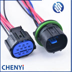 10 Pin auto headlight plug waterproof Headlamps socket HP406-10021 wiring harness connector For Hyundai IX25 Kia K2 K3 with wire