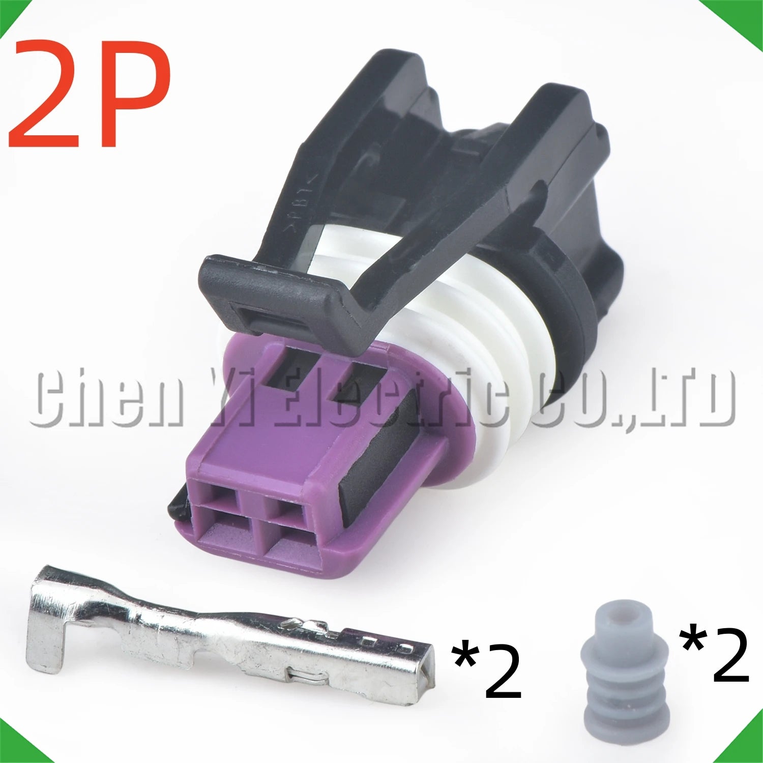 2 Pin Auto Connectors intake exhaust VVT solenoid valve Water Temperature Sensor Wire h...