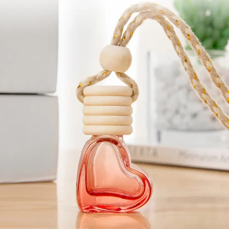 Perfume Bottle Ornament Hanging Empty Bottle Essential Oil Diffuser Fragrance Air Freshener Scent Car Interior Accessory Amagi