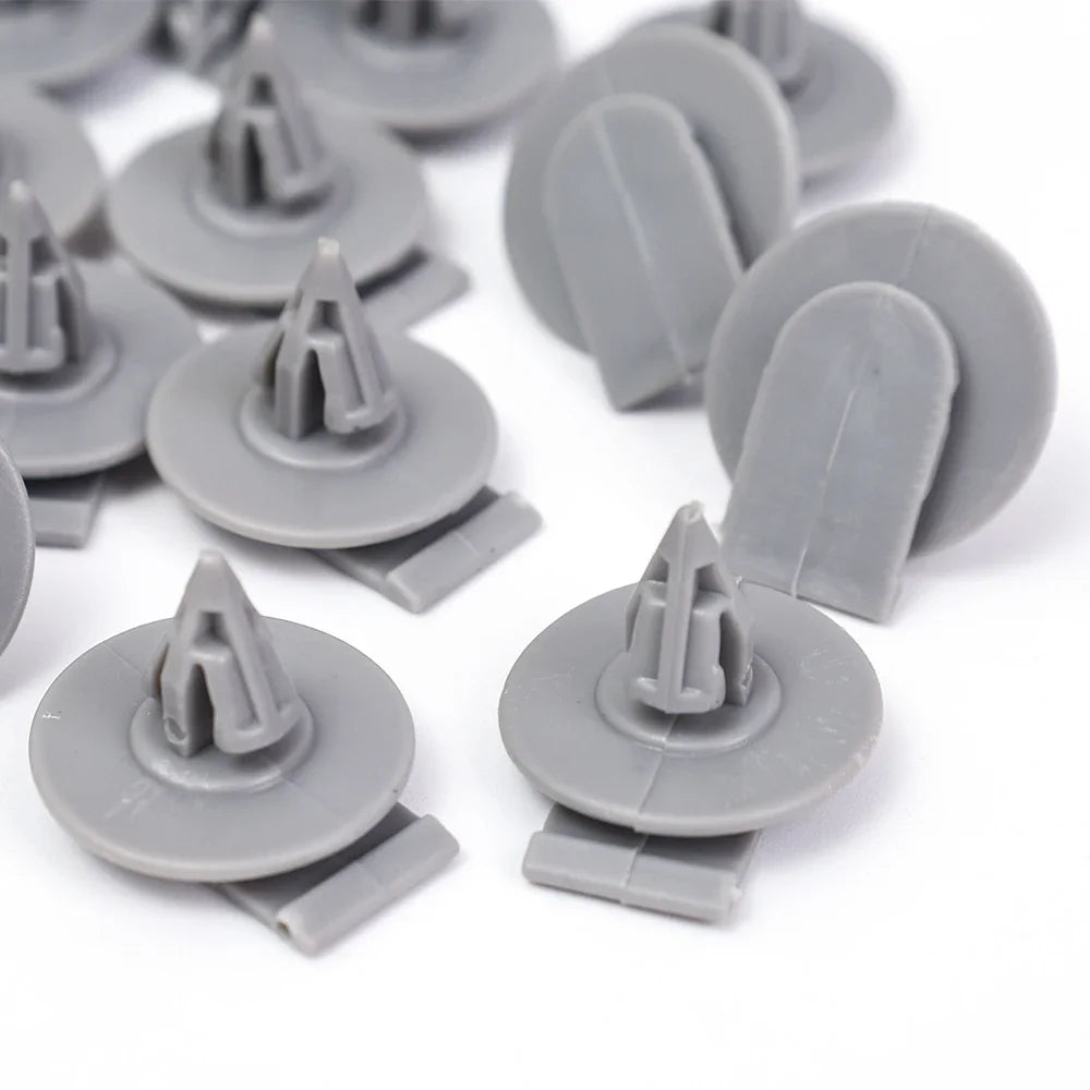10/50pcs Car Fender Plastic Rivet Clip Car Wheel Arch Trim Clips Fastener Portable Plastic Rivet Glue Clip for BMW Mini R50 R53