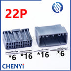 22 Pin Automotive wiring harness connector Unsealed Wire Harness Socket plug 917989 917989-6 90980-11392 With Pins For Honda