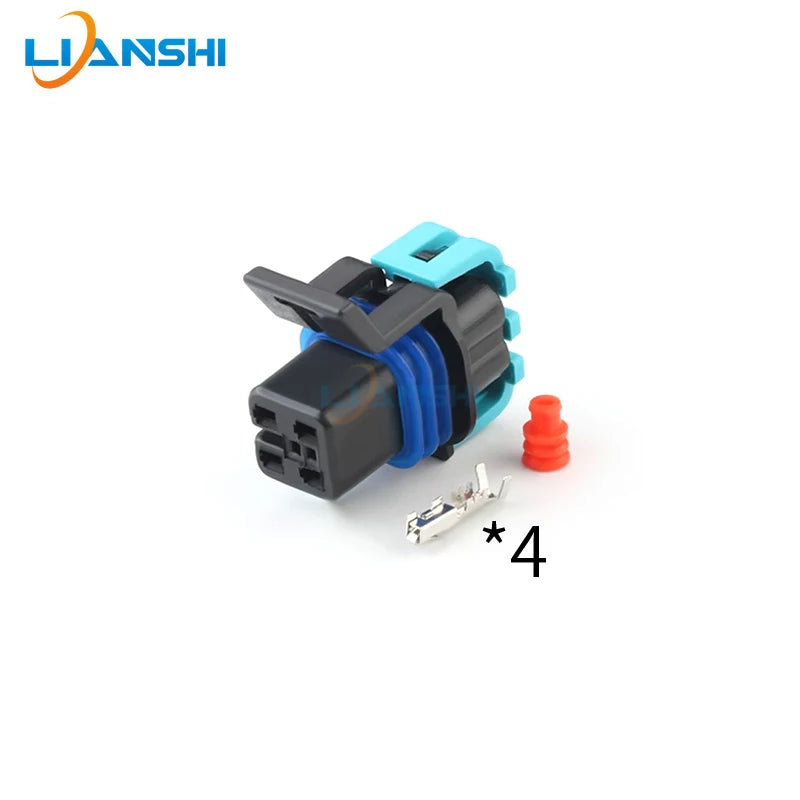 5set 12160482 12160825 For automotive electronic fuel pump plug 4pin harness connector terminal DJ7044B-1.5-11/21