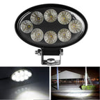 Car LED Work Lamp Fog Light 5inch 24W Oval LED Work Lamp Fog Light Truck OffRoad Tractor Flood Beam Direct Current 12V 24V