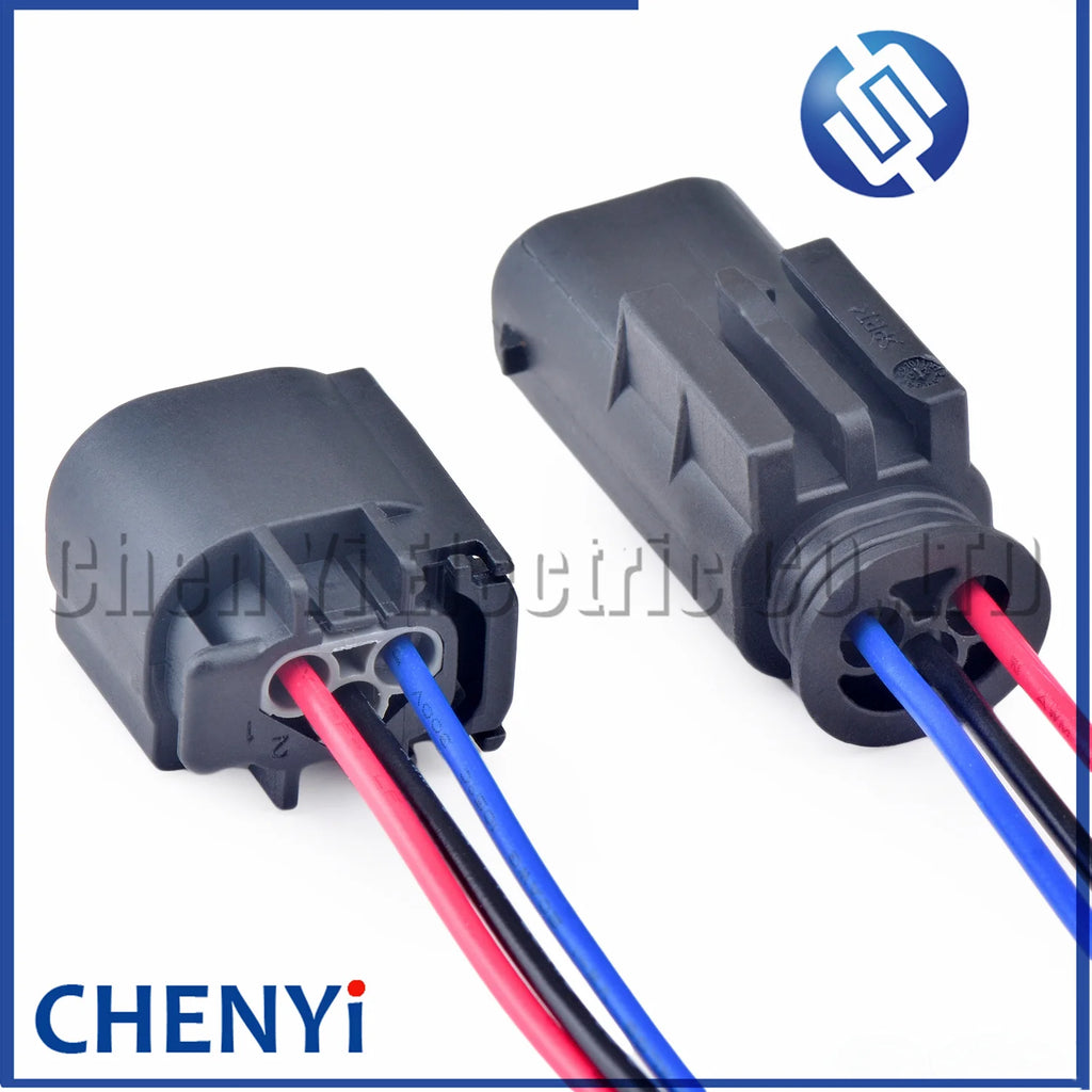 3 Pin way auto PDC Parking Sensor Connector 2-967642-1 1J0 972 483 A 8E0971934 Car waterproof connector Cable Wire harness plug