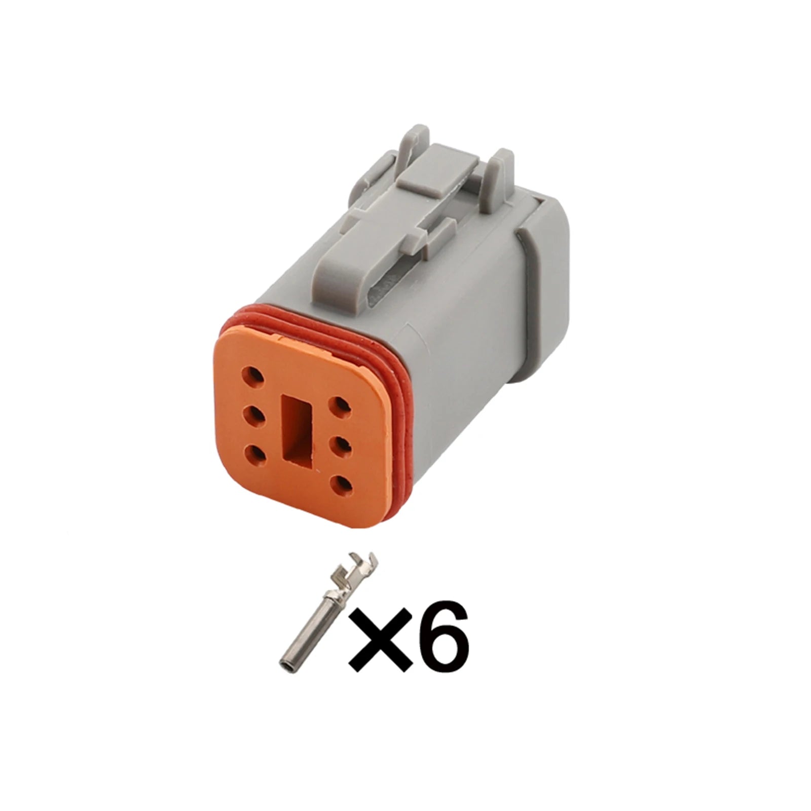 Deutsch 6-Pin Connector Waterproof 1.6mm Male Female Connector Auto Wiring Harness Cable Plug DT04-6P-C017 DT06-6S-C017