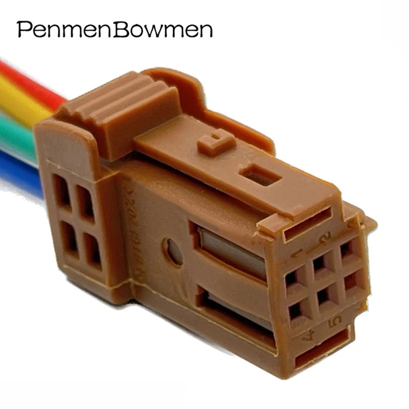 1 Set 6 Pin Car Window Regulator Switch Electrical Cable Connectors Female Male Wire Harness Plug MG643284 1379118-498298-0004