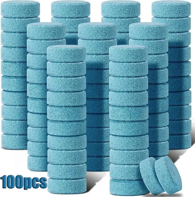 Car Windshield Cleaning Effervescent Multifunctional Glass Water Tablets Solid Cleaner Windshield Spray Car Wash Accessories