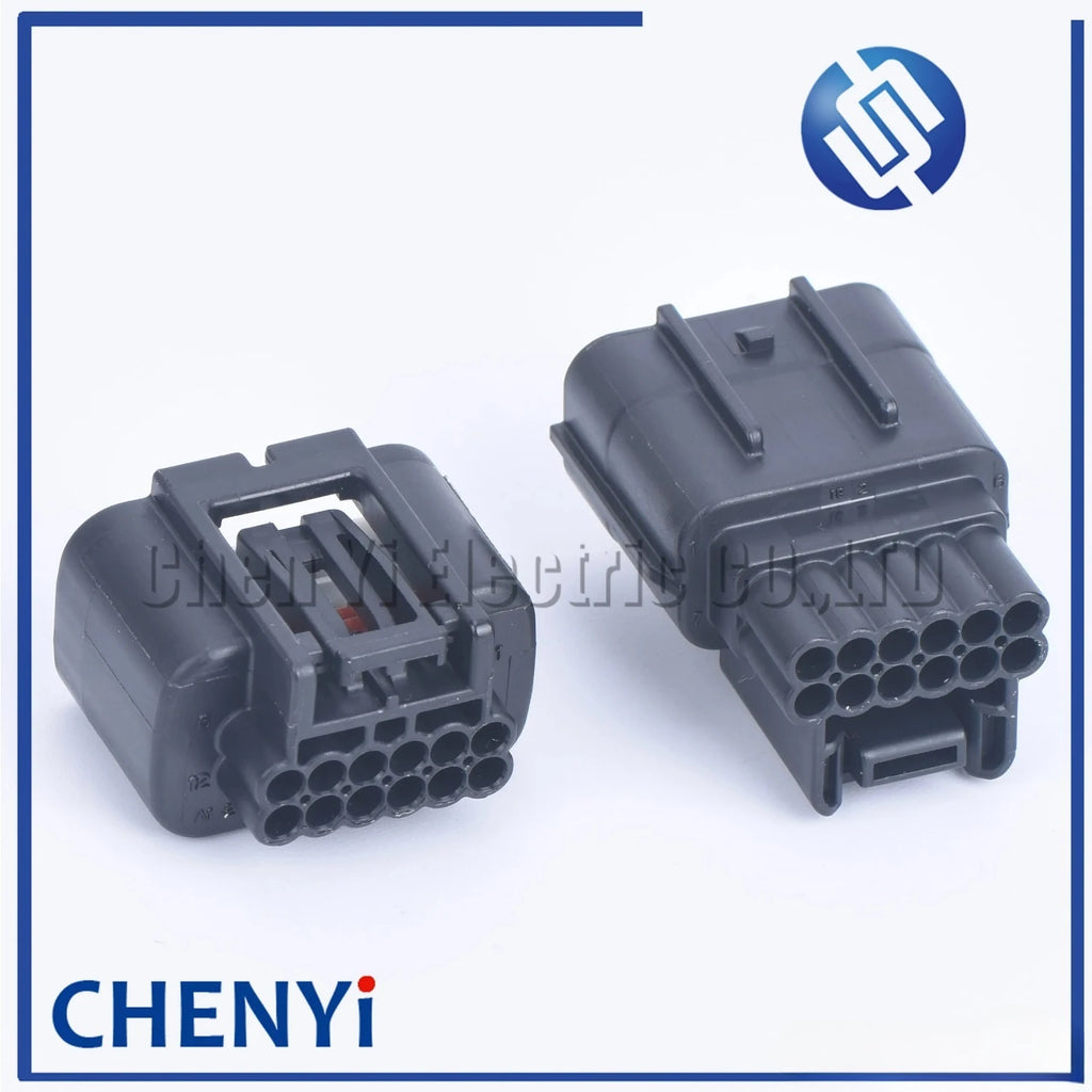 12 pin auto waterproof connector Car electric eye reversing radar harness plug 7283-4038-30 7282-4038-30 For Nissan Toyota Honda