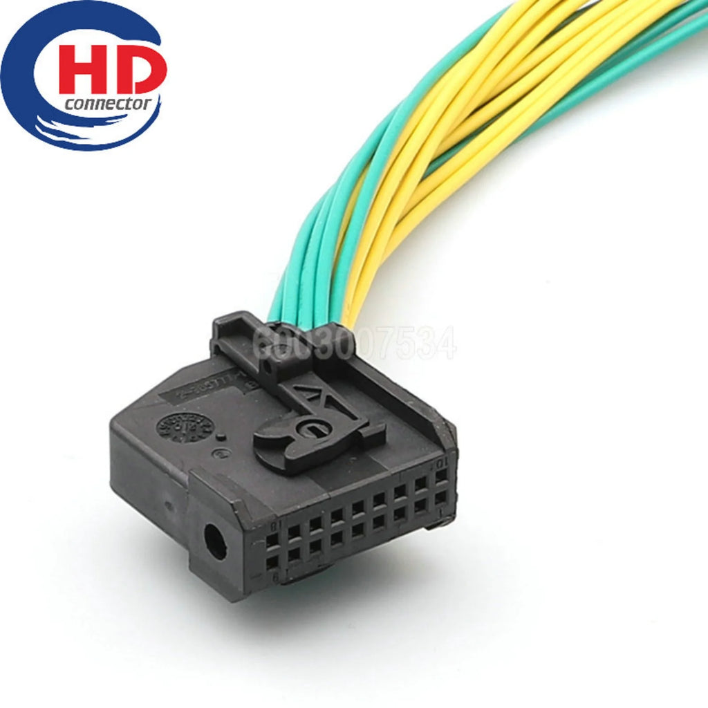 18 Pin 1-1355350-1  Car Air Conditioning Panel Plug Auto Amplifier Wire Socket AC Assembly For VW BMW
