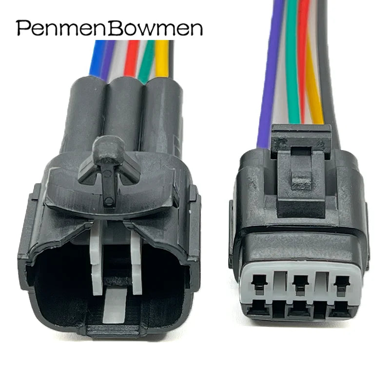 1 Set 6 Pin Car Throttle Pedal Electrical Connector Wire Harness Plug 6188-0209 90980-1128 6188-0209