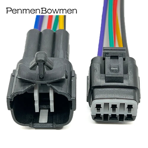 1 Set 6 Pin Car Throttle Pedal Electrical Connector Wire Harness Plug 6188-0209 90980-1128 6188-0209