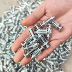 40-4pcs Petal Shape Rivet Nut Screw Bolt Kit M4 M5 M6 M8Metal Rivetnut Panel License Plate Clamp Lock Jack Nuts Auto Accessories