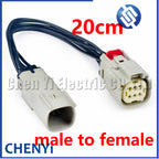 6 Pin Automotive waterproof connector Tail light Bumper Light Fog Light Wire harness Plug For Ford Buick Chevrolet Cadillac