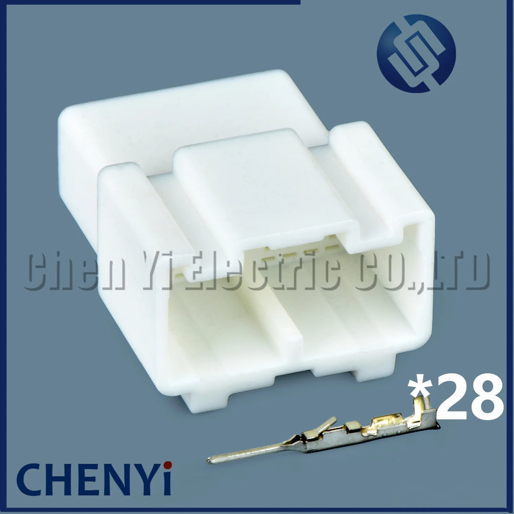 28 Pin Automotive connector Car rearview mirror switch harness plug 90980-12330 For Toyota Auris Lexus