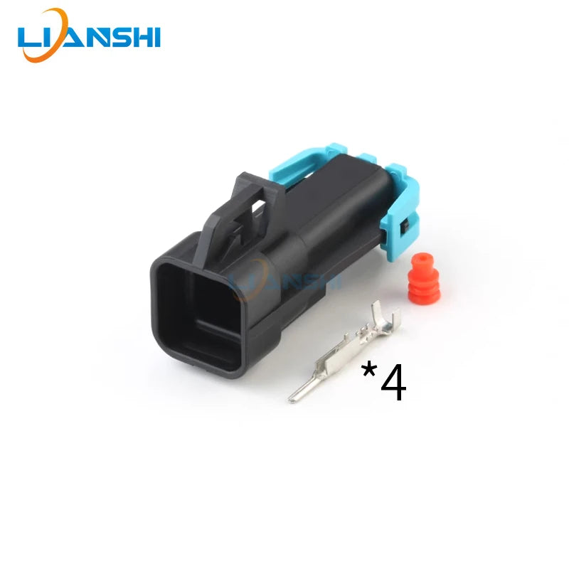 5set 12160482 12160825 For automotive electronic fuel pump plug 4pin harness connector terminal DJ7044B-1.5-11/21