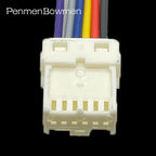 1 Set 6 Pin Car DVD Rearview Rear View Camera Wire AC Assembly Electrical Cable Connectors Female Wire Harness Plug 7283-8660