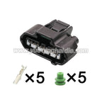 5-Pin Connector Waterproof 2.2mm Male Female Connector Auto Wiring Harness Cable Socket for Toyota 7283-1056-30 90980-11232
