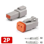 Deutsch DT/DTM/DTP/DTF Series Waterproof Connector 2-12Pin | Flange Mount for Automotive & Industrial Wiring Harness