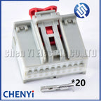 20 Pin Automotive connector Car amplifier head speaker plug 347290201 34729-0201 34690-0201 With pin For GM Chevrolet Buick Opel