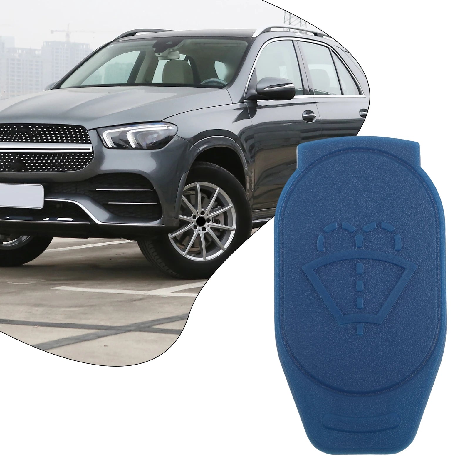 1pc Windshield Washer Reservoir Cap A2068691000 For Mercedes For W206 W214 C236 Replacement Car Fluid Reservoir Cap