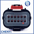 12 Pin Automotive waterproof connector Transmission plug With Pins pins 1897462-2 For BYD DMI