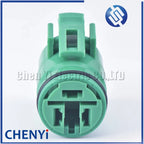 2 Sets 3 Pin Round Alternator Connector Waterproof Wiring Harness Female Plug for Toyota 90980-10341 90980-11491