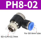 10/50/200PCS Pneumatic Straight Connector BSPT Thread, External Hex Air Hose Fitting 1/8 1/4 3/8 1/2 Inch for Air Compressor