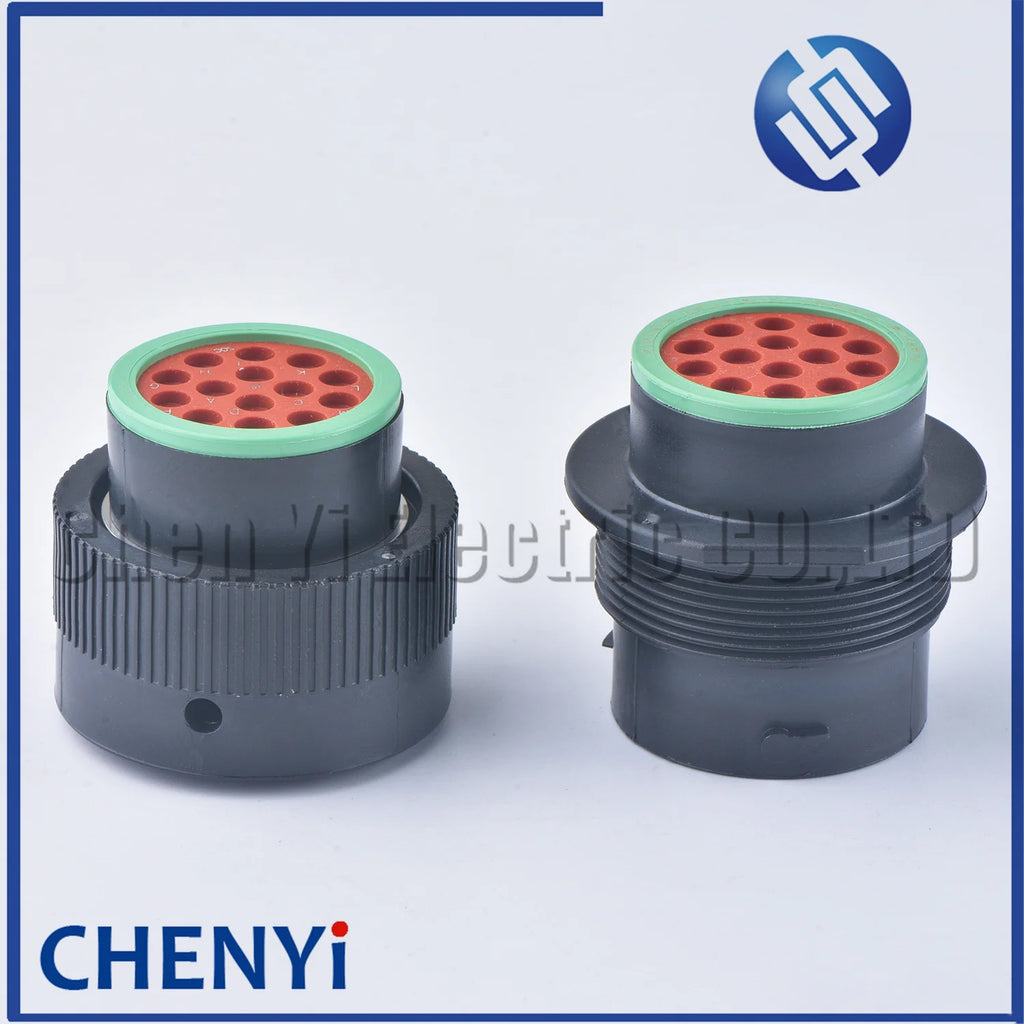 14 Pin Male or Female waterproof connector HDP series socket plug HDP26-18-14SN HDP24-18-14PN HDP26-18-14SE For Deutsch