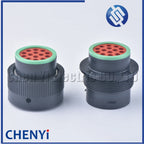 14 Pin Male or Female waterproof connector HDP series socket plug HDP26-18-14SN HDP24-18-14PN HDP26-18-14SE For Deutsch