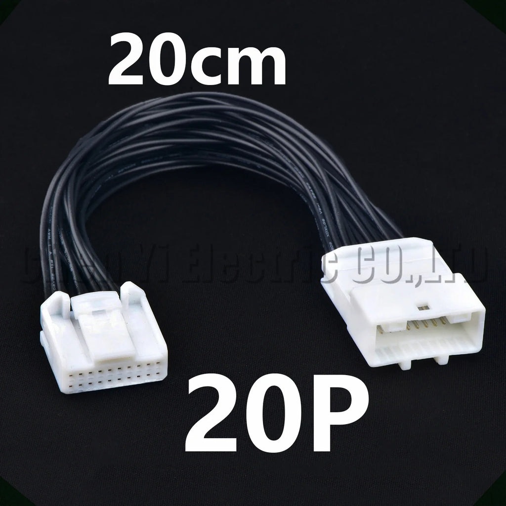 20-Pin Wire Harness Harness Player Connector Audio vehicle central control Toyota Nissan