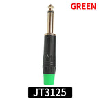 4/10/20PCS 6.3mm Mono Plug to Gold RCA Connector, Coaxial AV Audio Video Solder Adapter for Speaker, Amplifier, Mixer,PC DIY Use