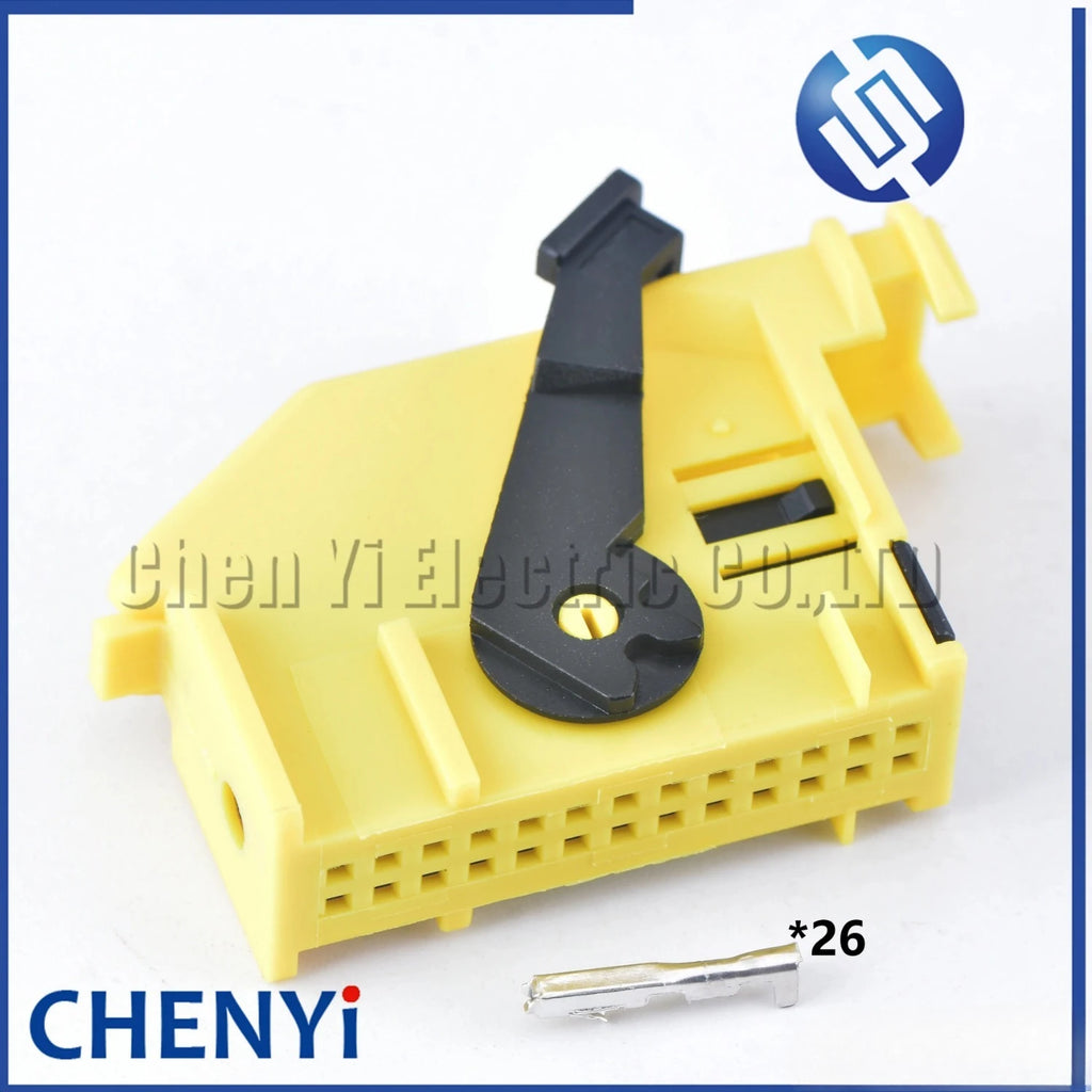 26 Pin ECU Auto Connector Navigation Controller Plug Instrument Connector Headlight Socket 185879-1 185879-2 185226-2