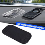Car Dashboard Anti-Slip Rubber Pad Universal Non-Slip Car Adhesive Mat for Phones Sunglasses Keys Electronic Devices Organizer