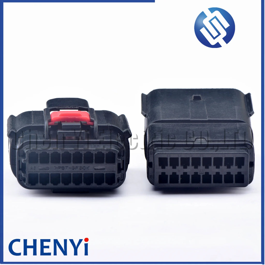16 Pin Automotive waterproof connector Headlight Lamp Light plug Socket 54241630 For Chevrolet Cadillac Lincoln Dodge GMC