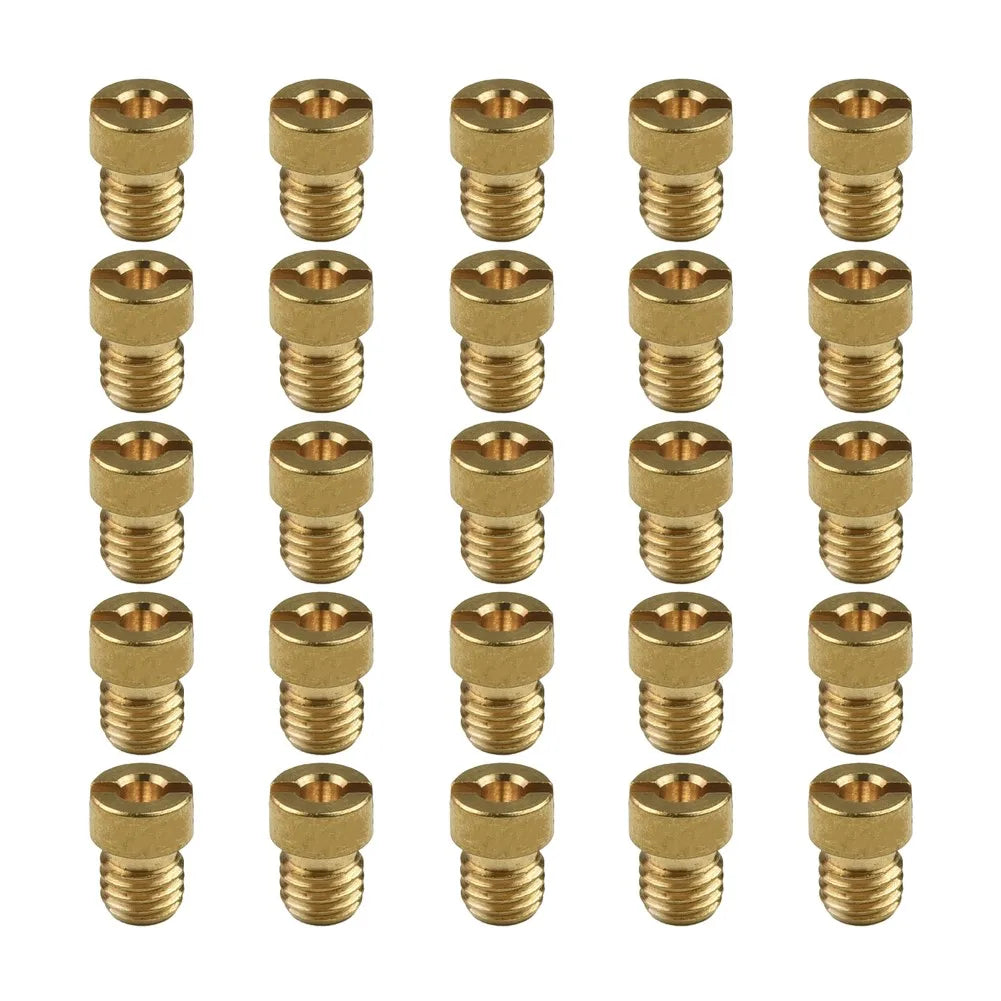 25pcs Carburetor  Main Jet  55-115 M5  5mm Thread For Dellorto Carburetor Vergaser SHA SHBC SHB Injector Nozzle