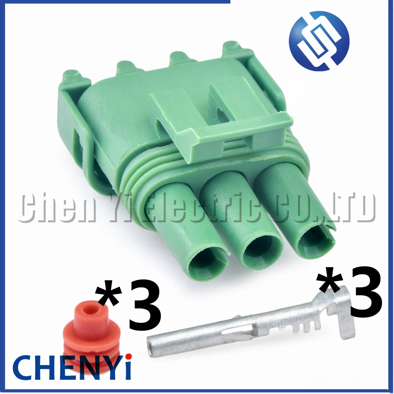 3 Pin green Automotive waterproof connector map Sensor Wire harness plug 12020403 with male or female Pins For GM