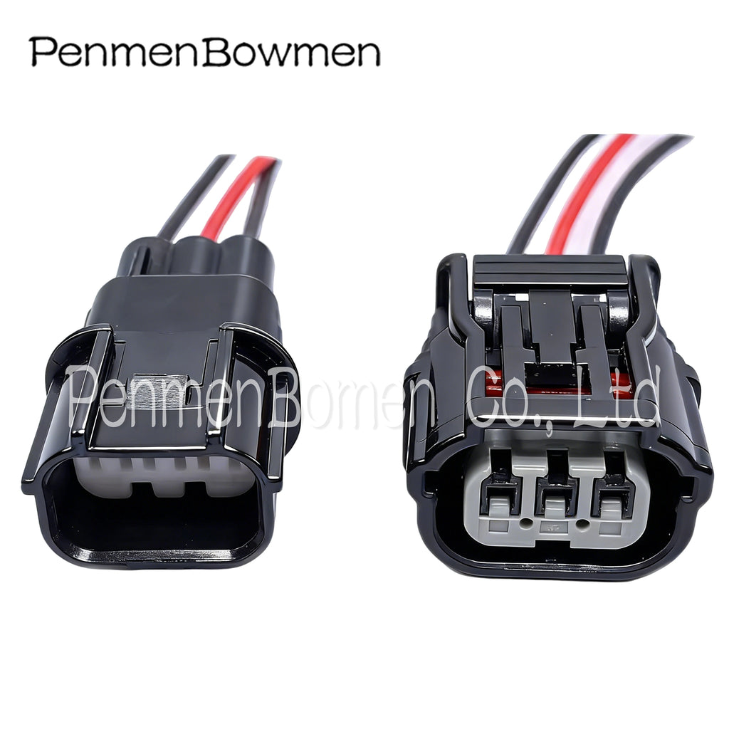 1 Set 3 Pin Car Ignition Coil Small Lamp Electrical Cable Connectors Female Male Wire Harness Plug for Honda 6188-4775 6189-7037