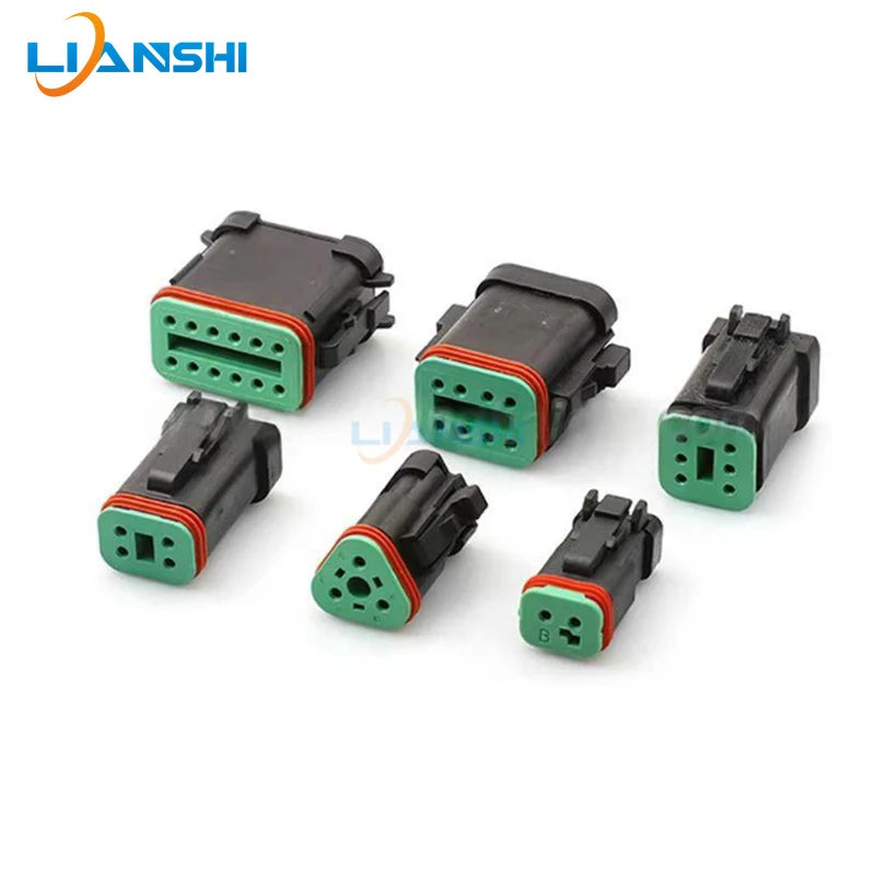 DT04-12P-E003 Dichi type connector, DT06-6S-CE05 covered excavator wiring harness connection plug, DT06-2S-CE05