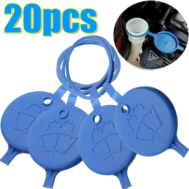1-20pcs Auto Glass Sprinkler Cover Windshield Wiper Water Tank Cover Car Windshield Universal Replacement Storage Gasket Cover
