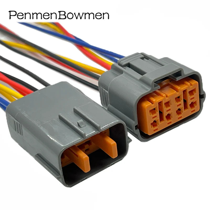 1 Set 8 Pin Auto Electrical Cable Connector Waterproof Female Male Wire Harness Plug 6195-0054 6195-0051 For Mazda Nissan Toyota