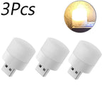 USB Night Light Portable LED Plug Lamp 1- 20pcs Warm White Eye Protection Reading LIght Lamp 5V 1W USB Plug Night Lights