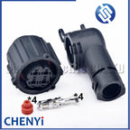 4 Pin round waterproof automotive electrical plug 17984.000.002 sealed auto cable connector 17984000002 With Pins