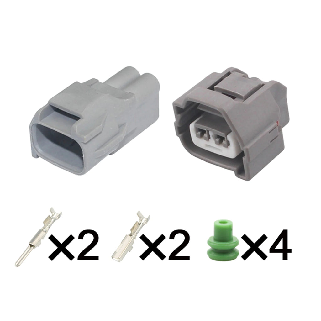 2 Pin Connectors Waterproof 4.8mm Male Female Connector Automotive Wiring Harness Terminals Cable Socket 90980-10901 90980-10899