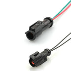 2Pin Connector Unsealed 1.5mm Series Male Female Connector Cable Plug Motorcycle Electrical Harnesses Wiring Harness
