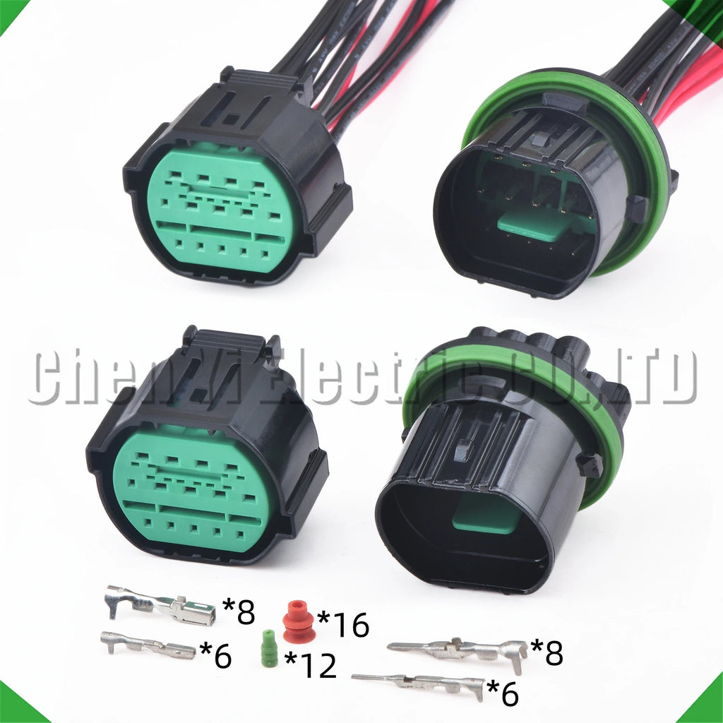 14-pin auto connector connector automotive connectors headlamp hyundai kia headlight
