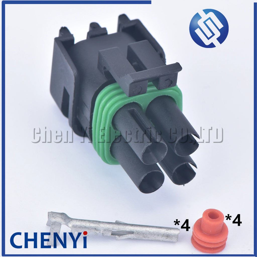 4 pin Seal 2.5 Series Female or Male Connector Plug Housing Electrical Wire Harness Socket 12015798 12015024
