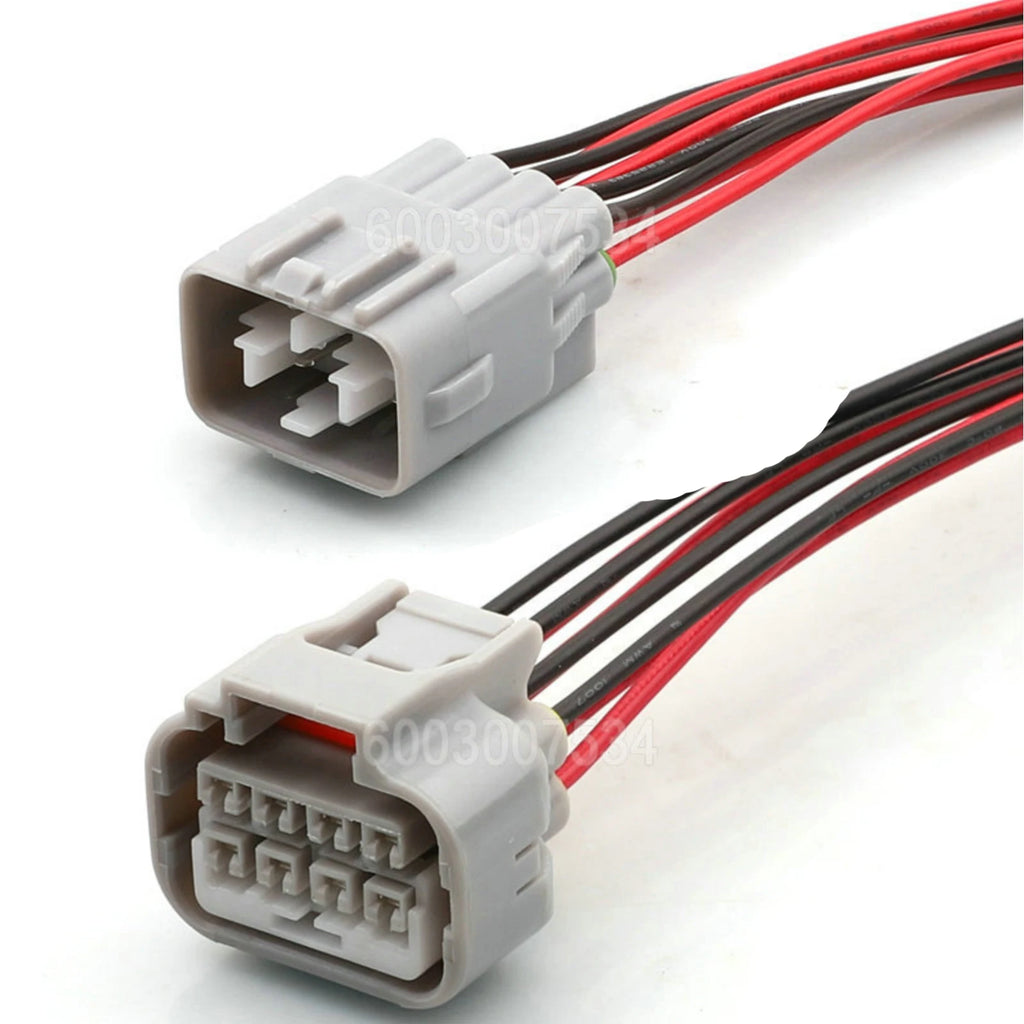 8 pin Male or Female 7283-1081-40 Car Headlight Cable Socket Waterproof Light Lamp Connector For Toyota 90980-10891