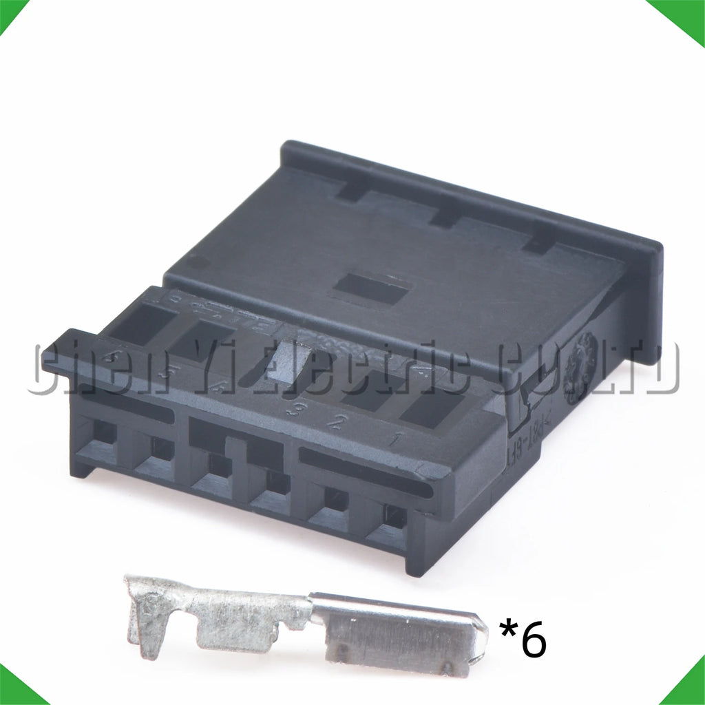 6-Pin Wire Harness Harness Automotive Trunk License Plate Light Connector Steering wheel
